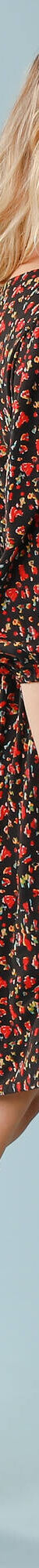 Robe spécial Petites manches 3/4 imprimée (noir / multicolore) Robe spécial Petites manches 3/4 imprimée (noir / multicolore)